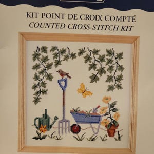 DMC Garden Tools Cross Stitch Kit. FREE SHIPPING. New Condition.