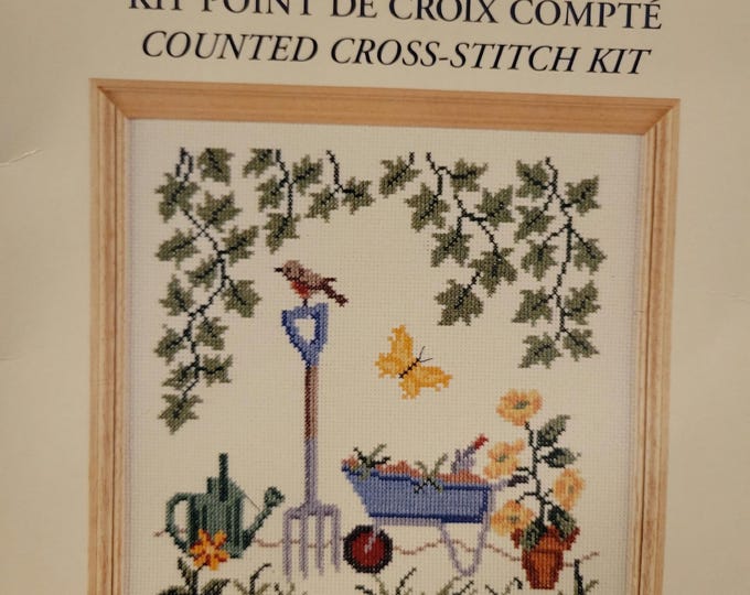 DMC Garden Tools Cross Stitch Kit. FREE SHIPPING. New Condition.
