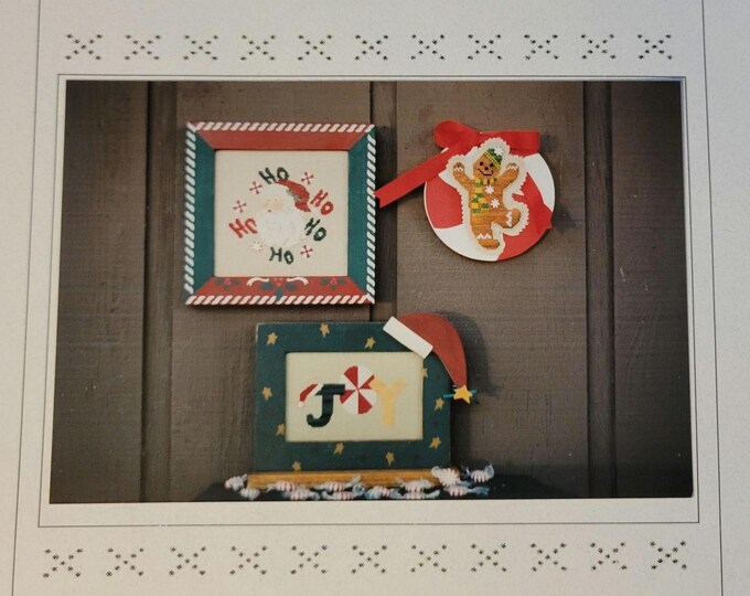 Poppy Kreations Peppermint Pals Cross Stitch Pattern. FREE SHIPPING. Used Condition