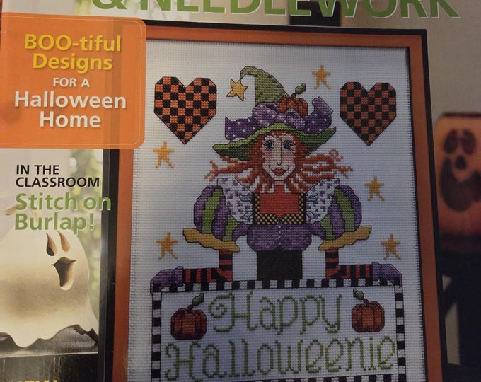 Cross Stitch and Needlework Magazine Sept 2011. Free Shipping. Used Condition.