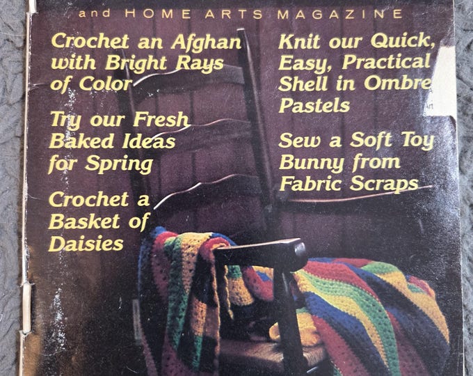 The Workbasket April 1985. FREE SHIPPING. Older Used Condition.