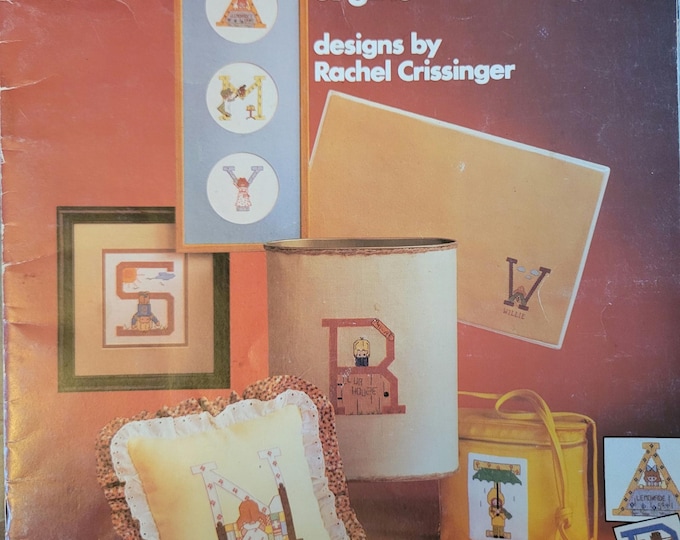 Leisure Arts Alphabet for Boys and Girls Cross Stitch Pattern. Free SHIPPING. Older used condition