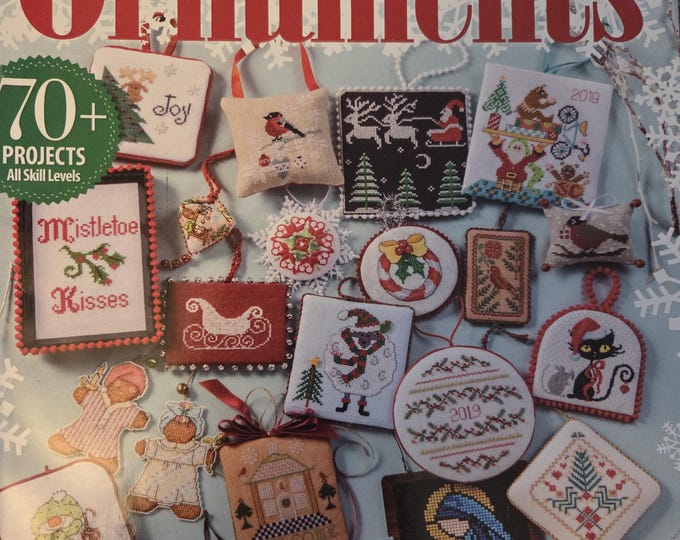 Just Cross Stitch Christmas Ornaments 2019 Magazine. Used Condition. Free Shipping.