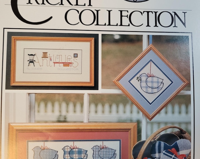 Cricket Collection A Bird in the Hand Cross Stitch Pattern. FREE SHIPPING. Used Condition.