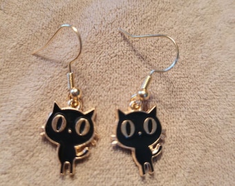 Cat Dangle Earrings - FREE SHIPPING