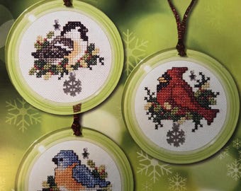 Stoney Creek Bird Ornaments III Cross Stitch Pattern. Free SHIPPING. New Condition.