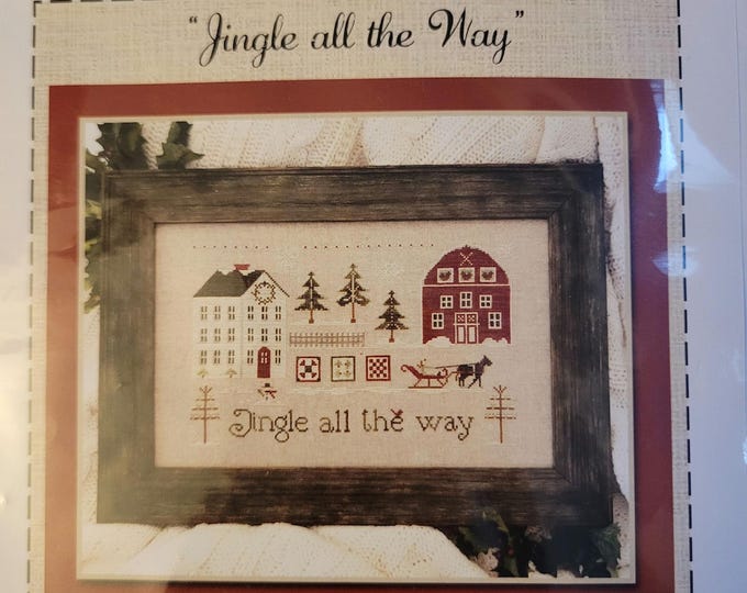 Little House Needleworks Jingle All The Way Cross Stitch Pattern. FREE Shipping. Good Condition.