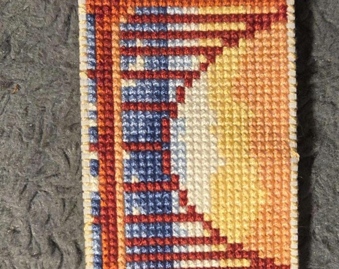 San Francisco Golden Gate Bridge Handmade Cross Stitched Bookmark. FREE Shipping.