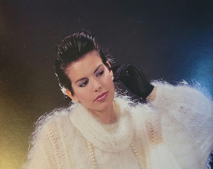 Ironstone Soft Touch Pullover Mohair Knit Pattern Style 439. Free Shipping. Vintage Condition.