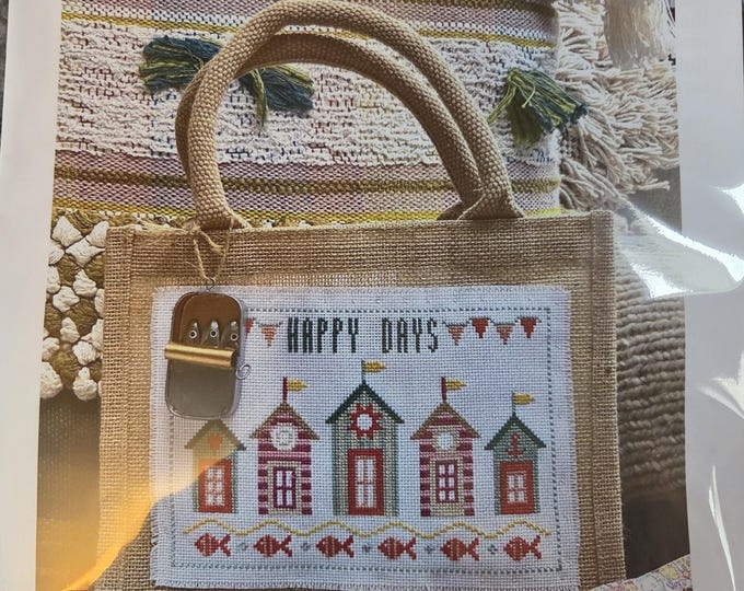Cotton & Twine Historical Sampler Company Happy Days July 2020 Kit. FREE SHIPPING. Good Condition