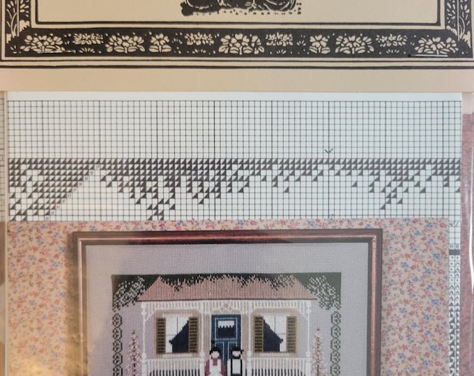 Told In A Garden Amish Welcome Cross Stitch Pattern. Good Condition. Free Shipping.