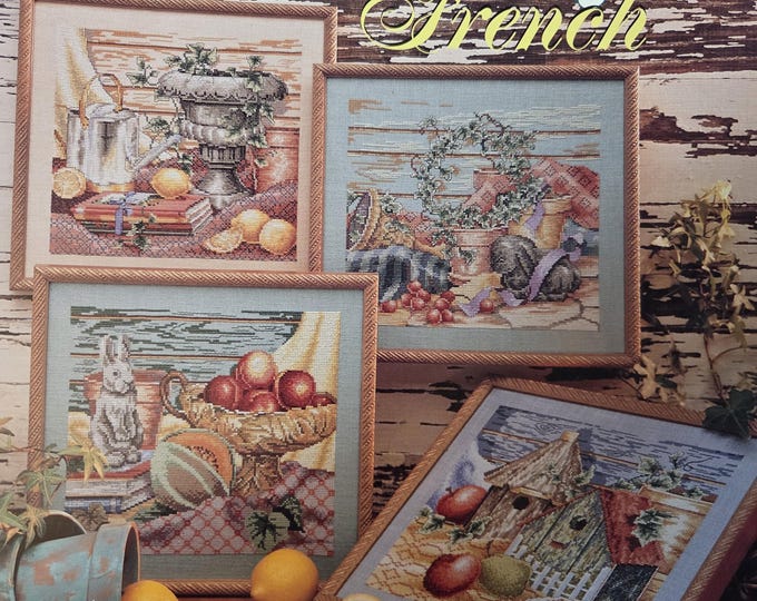 Marie Barbers Country French Cross Stitch Pattern. FREE SHIPPING. Preowned Used Older Condition.