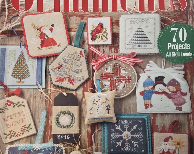 Just Cross Stitch Christmas Ornaments 2016 Magazine. Used Condition. Free Shipping.