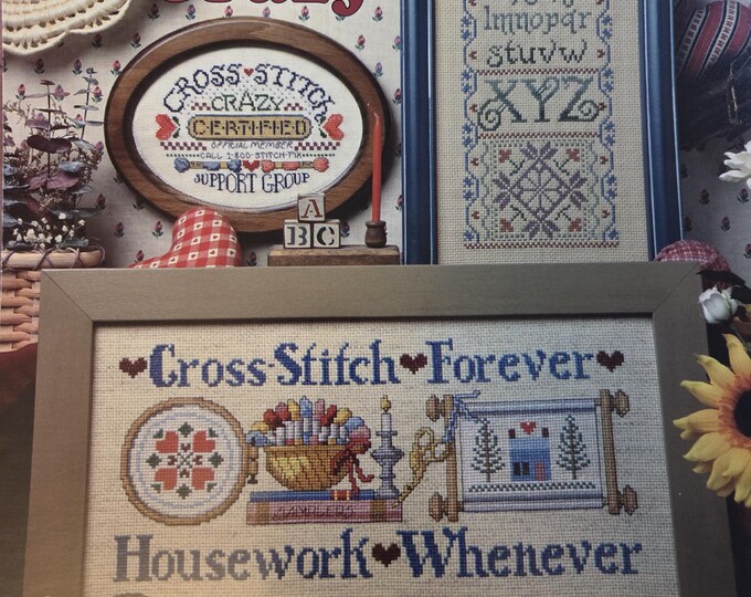 Jeremiah Junction Cross Stitch Crazy Cross Stitch Pattern. FREE SHIPPING. Used Condition.