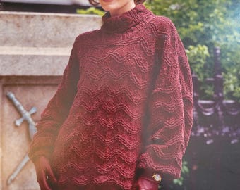 Ironstone Chenille Pullover Knit Pattern Style 684. Free Shipping. Vintage Condition.