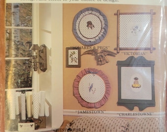 14ct 15"x15" printed even weave aida cloth. FREE SHIPPING.