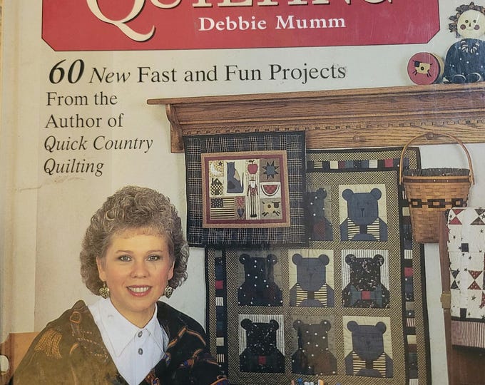 More Quick Country Quilting Quilt Pattern Book. 256 pgs. Free SHIPPING.
