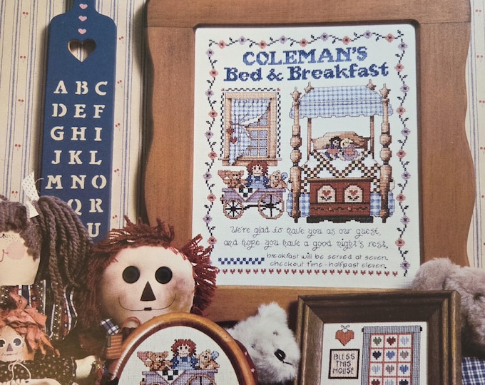 Jeremiah Junction Bed & Breakfast Cross Stitch Pattern. FREE SHIPPING. Used Condition.
