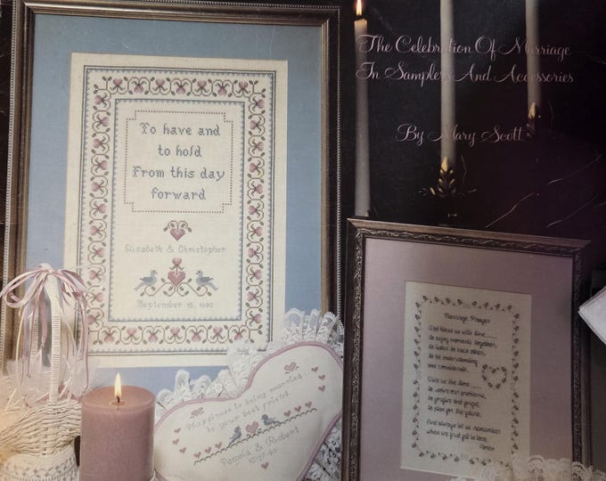 Leisure Arts To Have And To Hold Cross Stitch Pattern. Free SHIPPING. Preowned Older Worn Used Condition