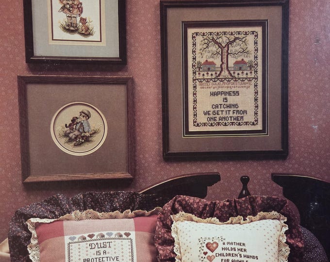 Stoney Creek Footprints Thru The Home Cross Stitch Pattern - FREE SHIPPING. Preowned Used Older Condition.