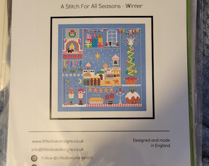 Little Dove Designs A Stitch For All Seasons Winter Cross Stitch Pattern. Free Shipping. Good Condition.