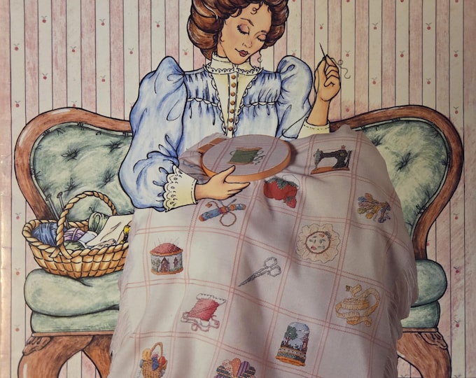 Graphworks Intl A Tribute To Needlework Cross Stitch Pattern. FREE SHIPPING. Preowned Condition.