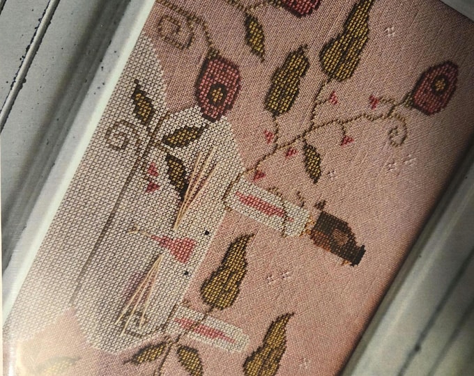 With Thy Needle & Thread Spring Fling Cross Stitch Pattern. FREE SHIPPING. Good Condition.