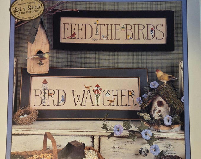The Needl Love Company Feed The Birds Cross Stitch Pattern. Free SHIPPING. Used Condition.