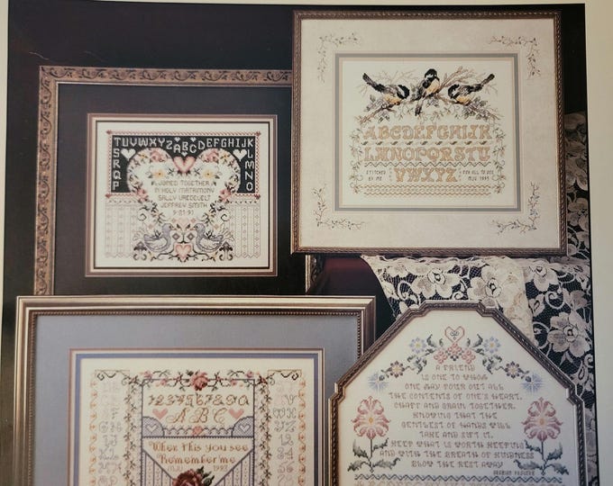 The Cricket Collection Sampler Collection Cross Stitch Pattern. Free SHIPPING. Used Condition.