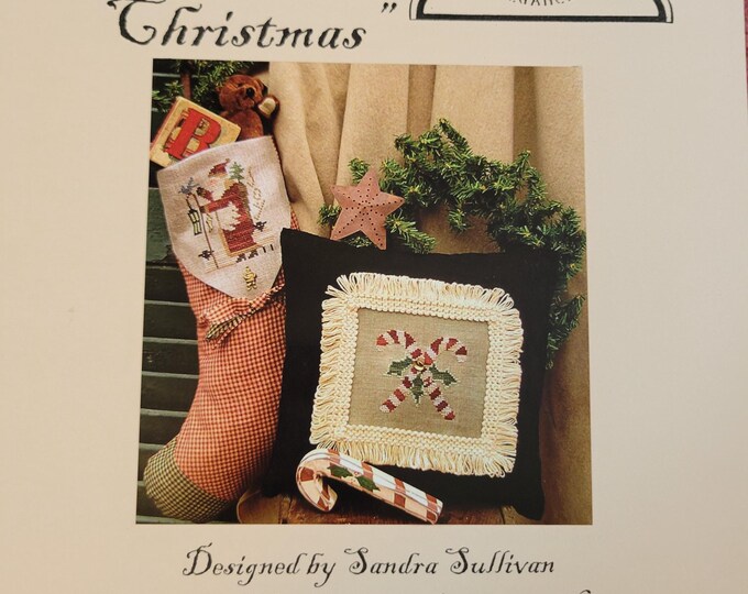 Homespun Elegance Merry Olde Christmas Cross Stitch Pattern. Free Shipping. Used Condition.