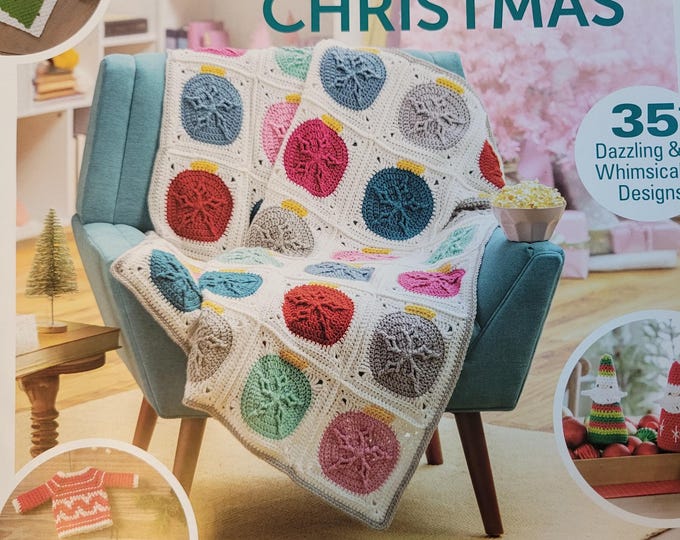 Crochet World Holly Jolly Crochet Christmas. FREE SHIPPING. New Condition.