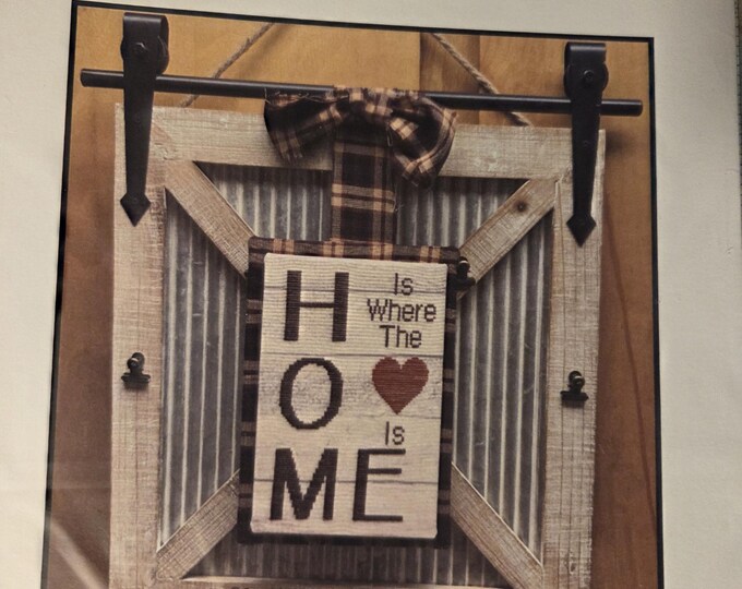 Needle Bling Designs Heart & Home Cross Stitch Pattern. FREE SHIPPING. Good Condition