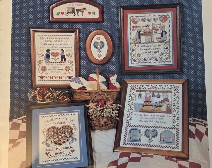 Jeremiah Junction Country Everlasting Cross Stitch Pattern. FREE SHIPPING. Used Condition