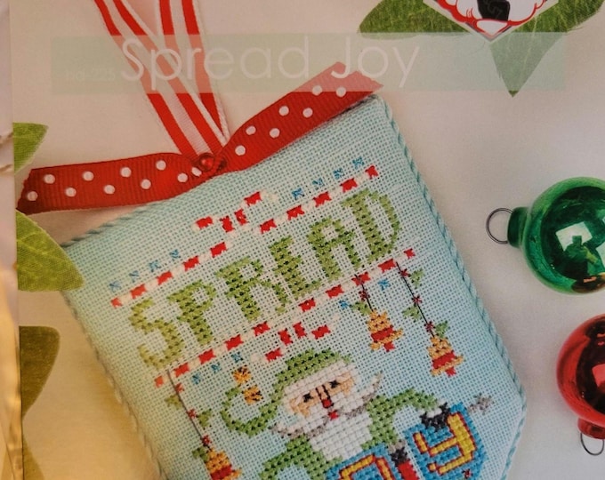 Hands on Designs Spread Joy Cross Stitch Pattern. Free Shipping. Good Condition.