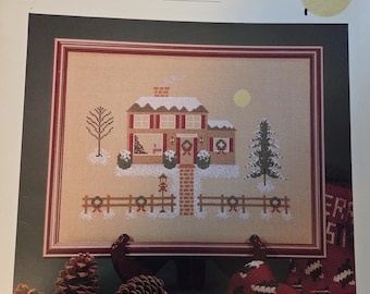 Willow Ridge Holiday Homecoming Cross Stitch Pattern. FREE SHIPPING. Used Condition