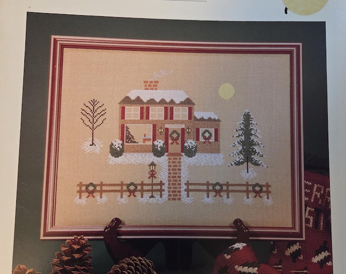 Willow Ridge Holiday Homecoming Cross Stitch Pattern. FREE SHIPPING. Used Condition