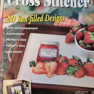 The Cross Stitcher Magazine June 2007. Free Shipping. Used Condition some writing in magazine.
