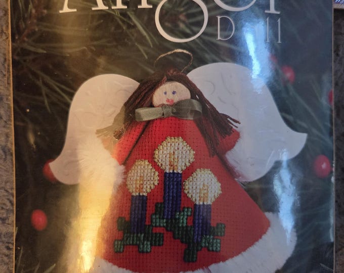 Angel Doll Candles Counted Cross Stitch Kit. FREE SHIPPING. Good Condition.
