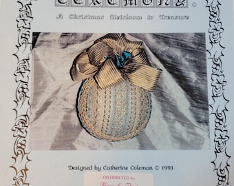 Royal Ceremony Christmas Ornament Needlepoint Pattern. FREE Shipping. Used Condition.