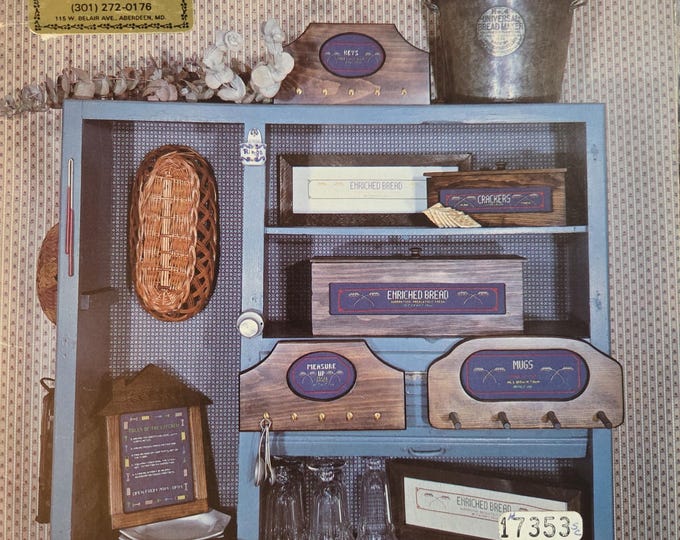 Room Mates Cross Stitch Pattern. FREE SHIPPING. Preowned Older Worn Used Condition.