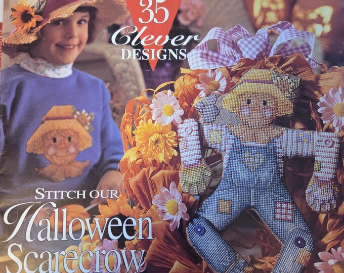 Cross Stitch and Country Crafts Magazine Sept/Oct 1995. FREE SHIPPING. Used Condition