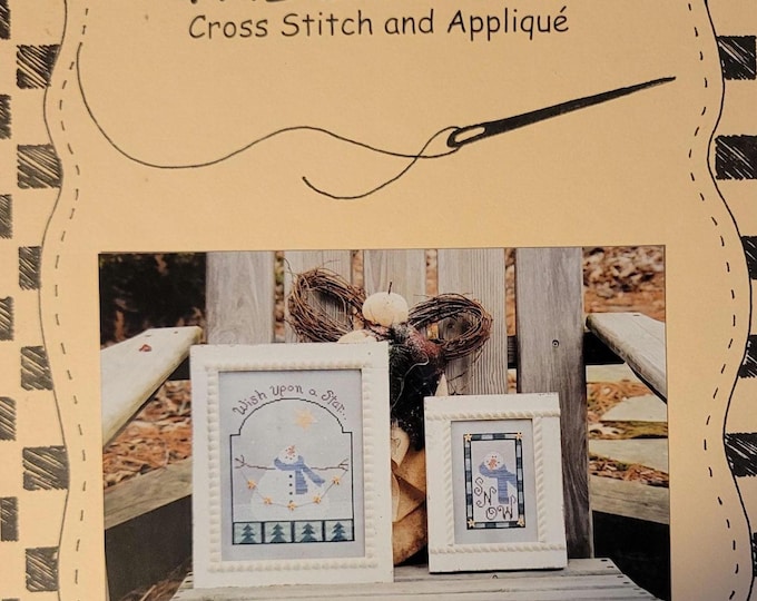 Val's Stuff Wish Upon a Star Cross Stitch Pattern. Free Shipping. Good Condition.