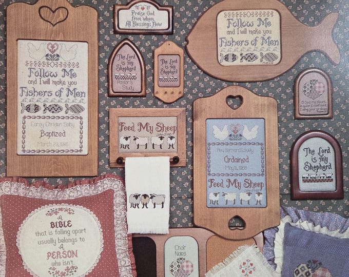 Hickory Hollow Blessed Events Cross Stitch Pattern. FREE SHIPPING. Preowned Used Older Condition.