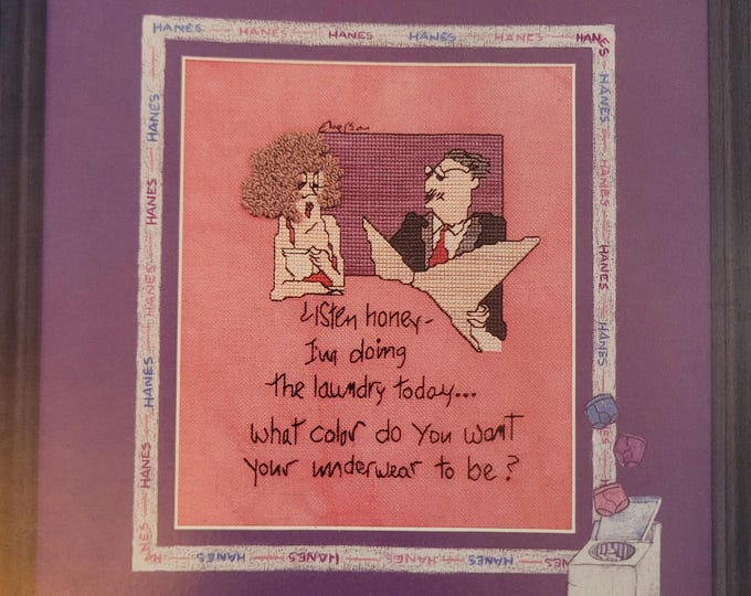 Twisted Threads Doing The Laundry Cross Stitch Pattern Book - FREE SHIPPING