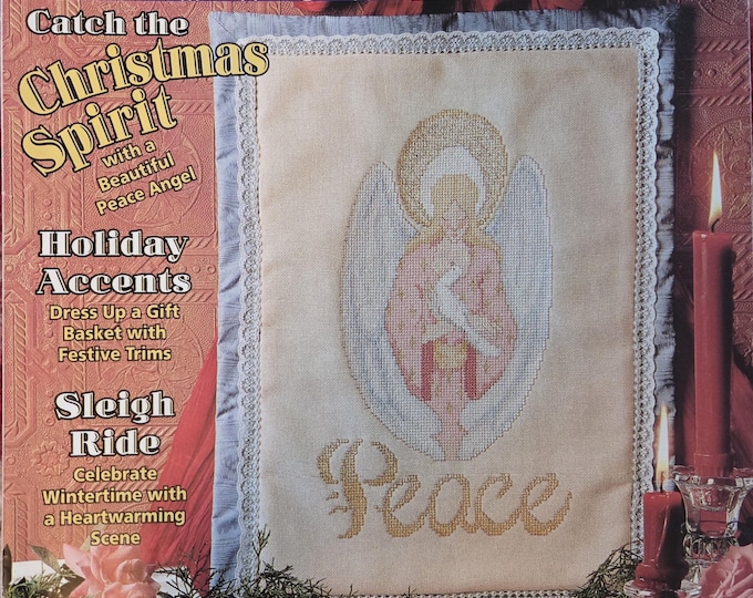 Cross Stitch Magazine Dec/Jan 1996. FREE SHIPPING. Older Condition.