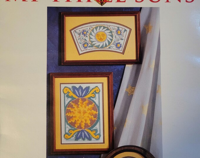 My Three Suns Cross Stitch Pattern. FREE SHIPPING. Very Used Condition.