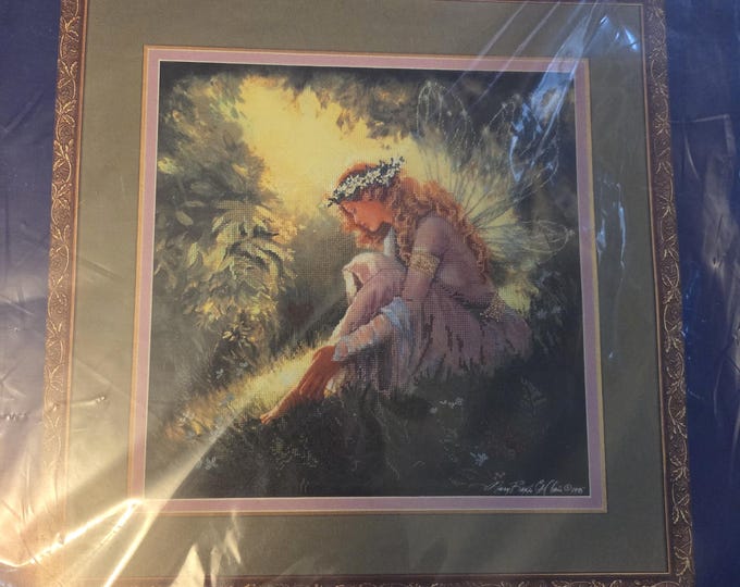 Candamar Designs Garden of Dreams Printed Background Cross Stitch Kit. FREE SHIPPING. Good Condition.