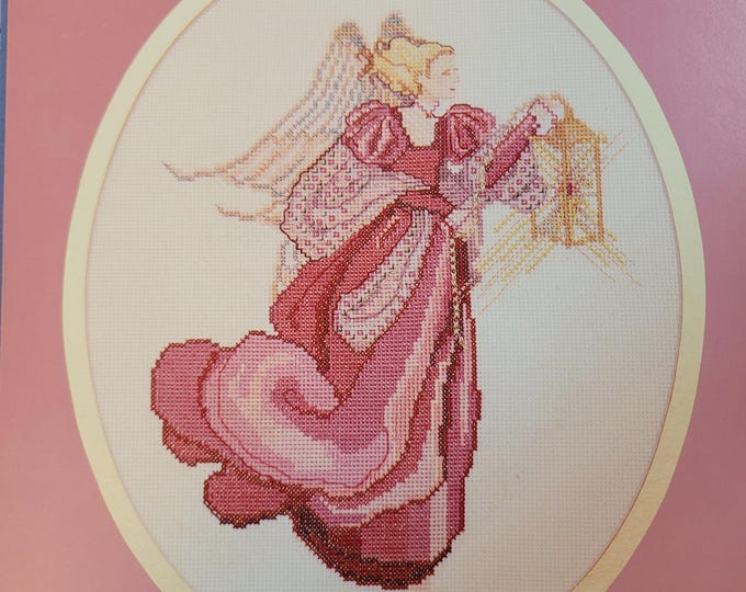 Mar Bek Victorian Angel Cross Stitch Pattern. FREE SHIPPING. Used Condition.