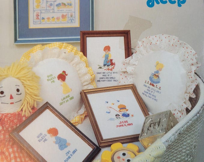 Babies Won't Keep Cross Stitch Pattern. FREE SHIPPING. Used Condition.