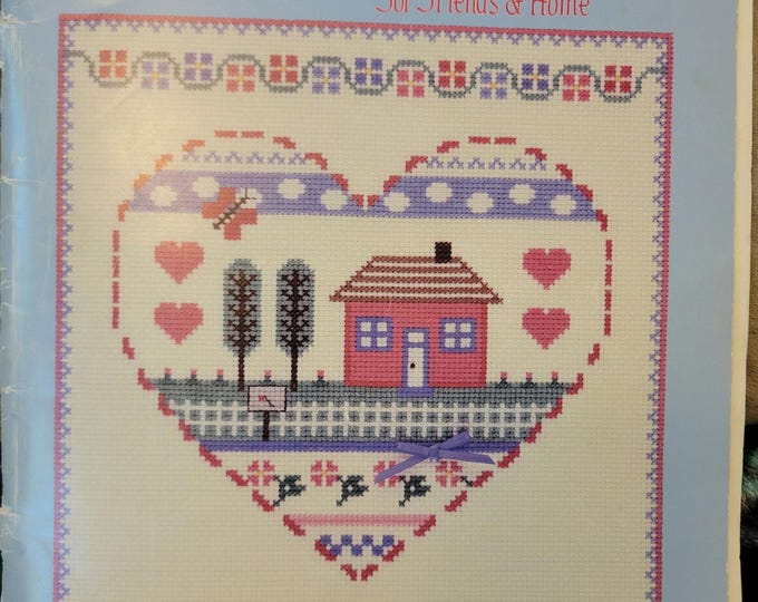 Vintage Gloria & Pat It's The Thought That Counts Cross Stitch Pattern. FREE SHIPPING.